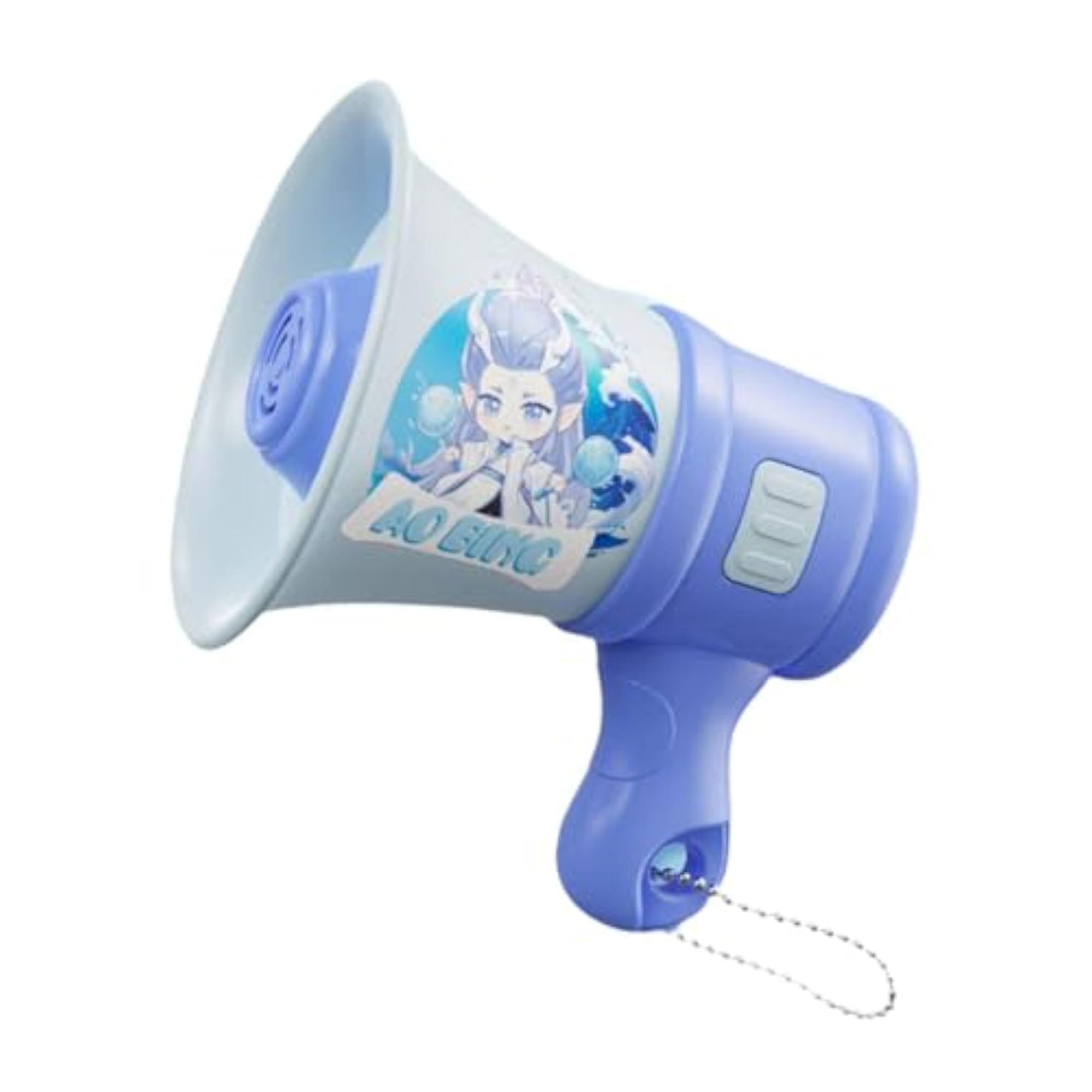 Kids Megaphone Keychain Toy Speaker, Blue